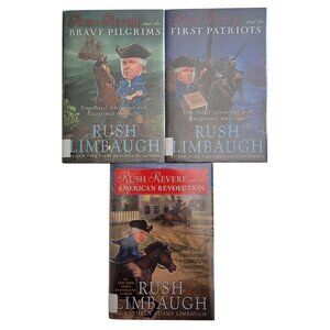 3 Rush‎ Revere Series Books By Rush Limbaugh HC Home School Teacher History